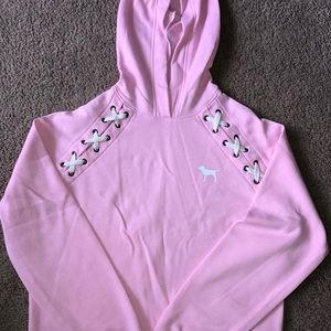 PINK exclusive cropped hoodie